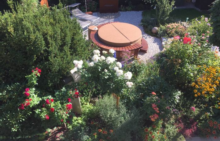 Gartenecke nach Umbau
